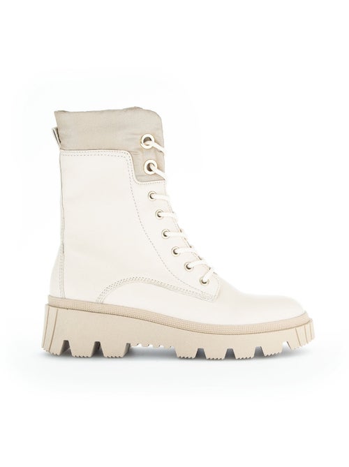 Bottines  en cuir - Kiabi