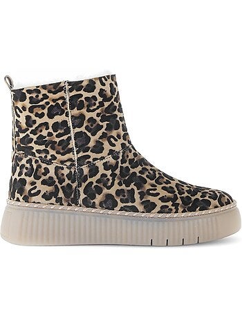 Bottines en cuir