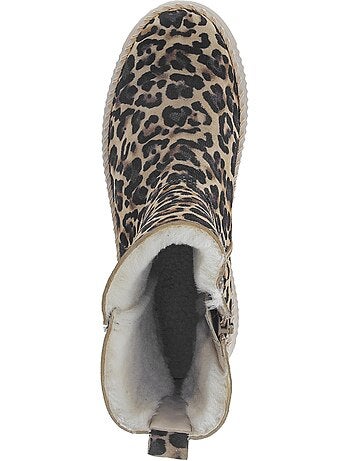 Bottines en cuir
