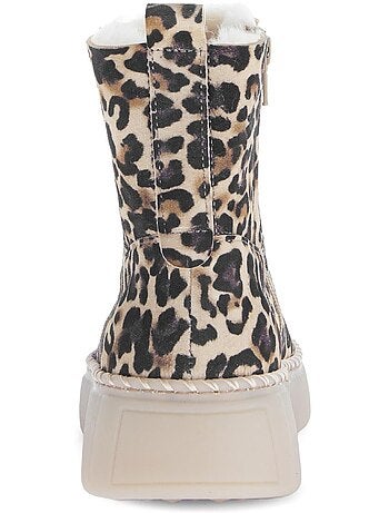Bottines en cuir