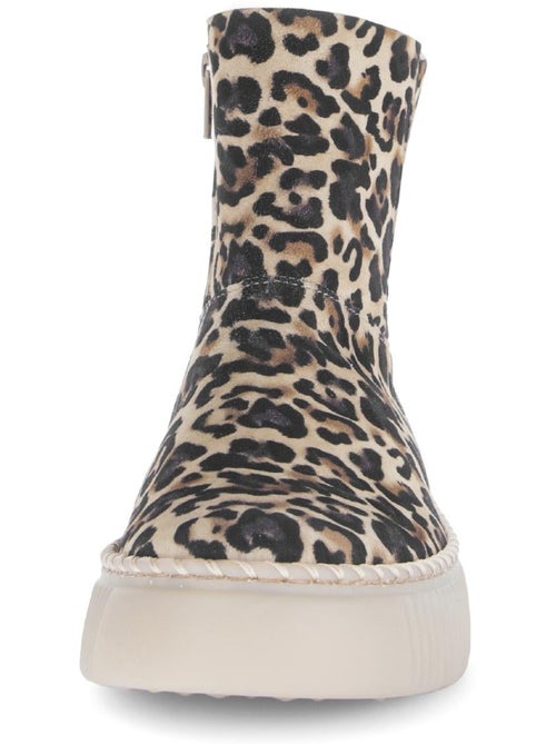 Bottines  en cuir - Kiabi