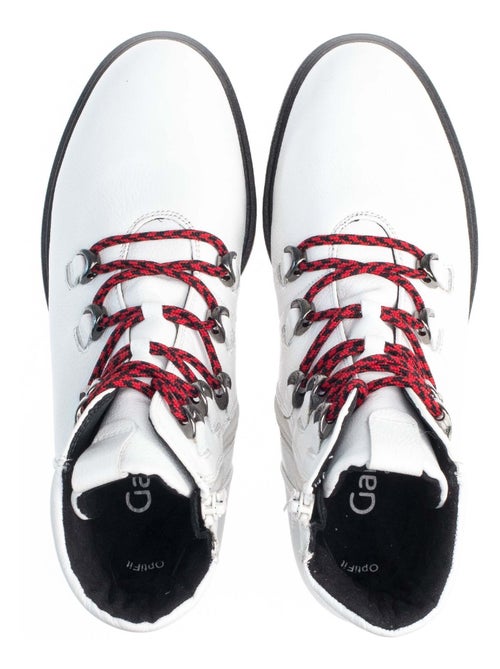 Bottines  en cuir - Kiabi
