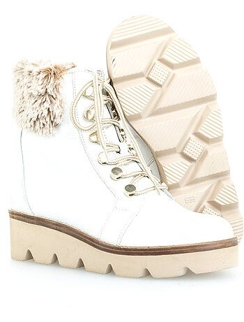 Bottines en cuir