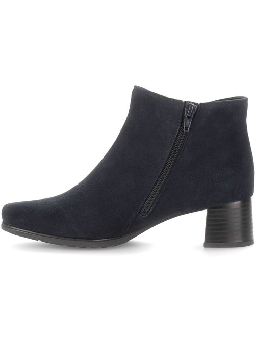 Bottines  en cuir - Kiabi