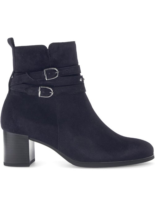 Bottines  en cuir - Kiabi