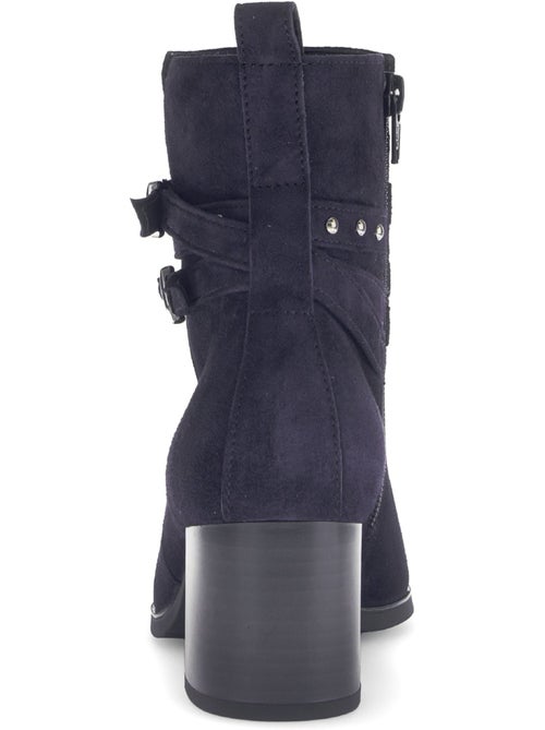 Bottines  en cuir - Kiabi
