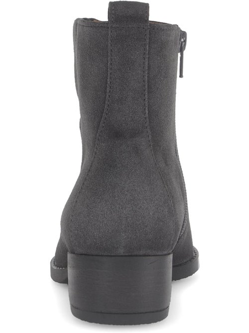 Bottines  en cuir - Kiabi