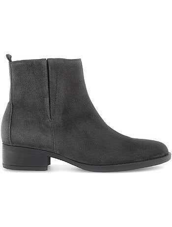 Bottines en cuir