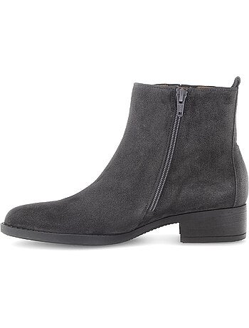 Bottines en cuir