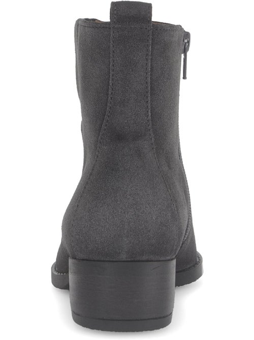 Bottines  en cuir - Kiabi
