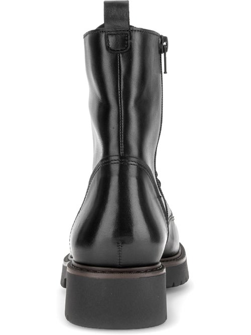 Bottines en cuir lisse (adaptée hallux valgus) - Kiabi Bottines en cuir lisse (adaptée hallux valgus) - Kiabi