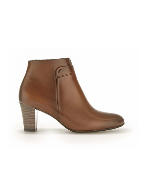 Bottines  en cuir lisse Gabor - Kiabi