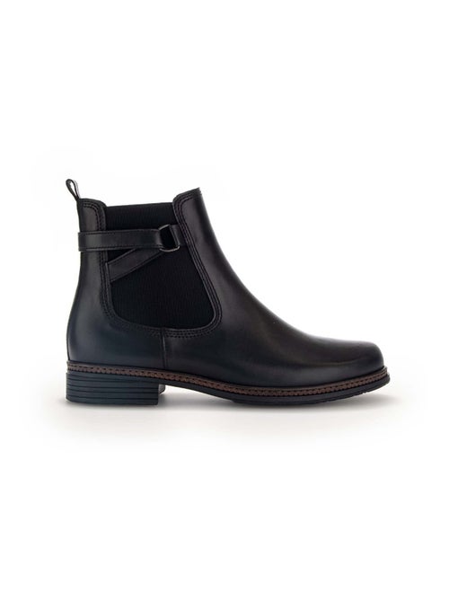 Bottines  en cuir lisse Gabor - Kiabi