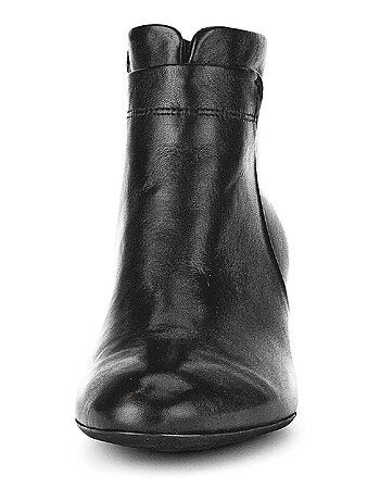 Bottines en cuir lisse Gabor