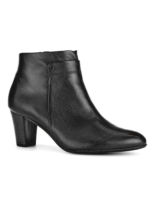 Bottines  en cuir lisse Gabor - Kiabi