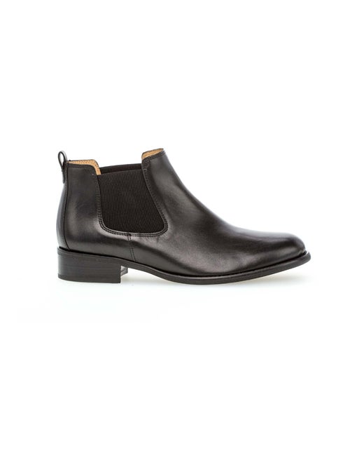 Bottines  en cuir lisse Gabor - Kiabi
