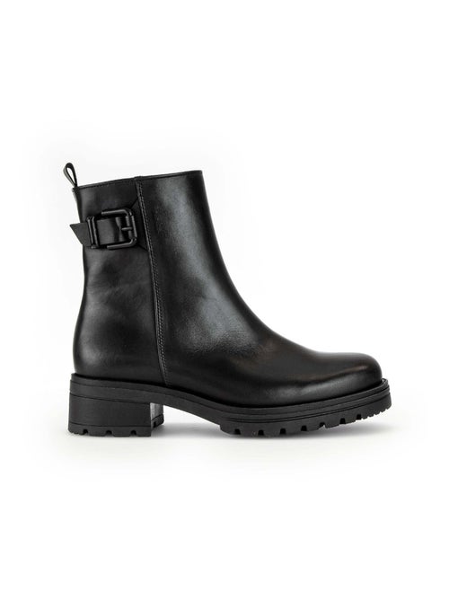 Bottines  en cuir lisse Gabor - Kiabi
