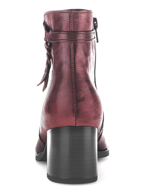 Bottines  en cuir lisse Gabor - Kiabi