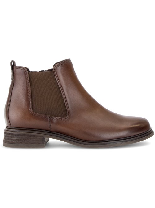 Bottines en cuir lisse - Kiabi Bottines en cuir lisse - Kiabi