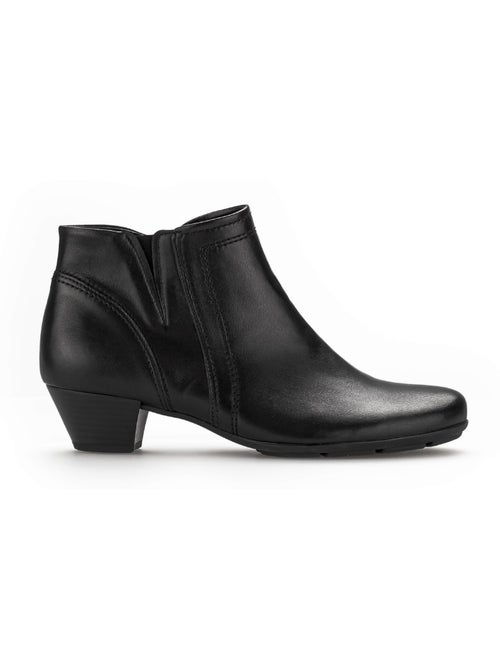 Bottines en cuir lisse - Kiabi Bottines en cuir lisse - Kiabi