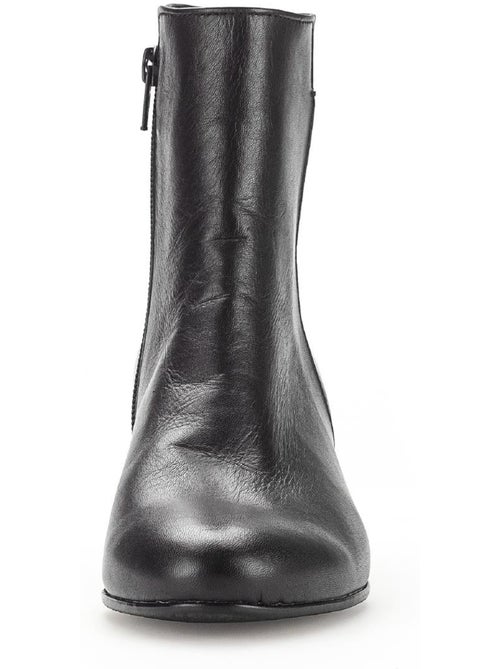 Bottines en cuir lisse - Kiabi Bottines en cuir lisse - Kiabi