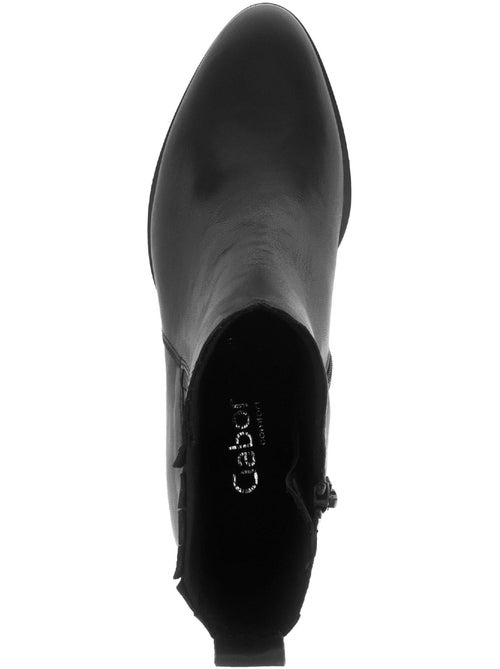 Bottines en cuir lisse - Kiabi Bottines en cuir lisse - Kiabi