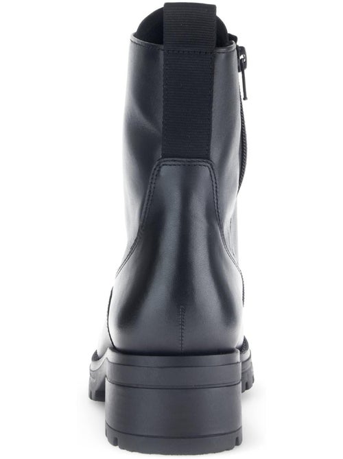 Bottines en cuir lisse - Kiabi Bottines en cuir lisse - Kiabi