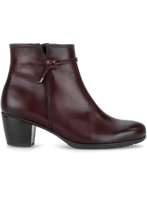 Bottines en cuir lisse - Kiabi Bottines en cuir lisse - Kiabi