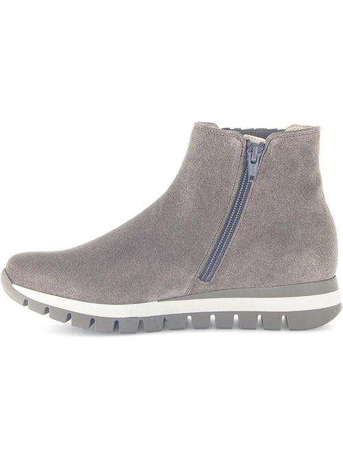 Bottines  en cuir - Kiabi