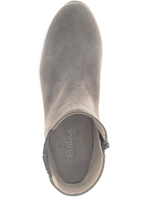 Bottines  en cuir - Kiabi