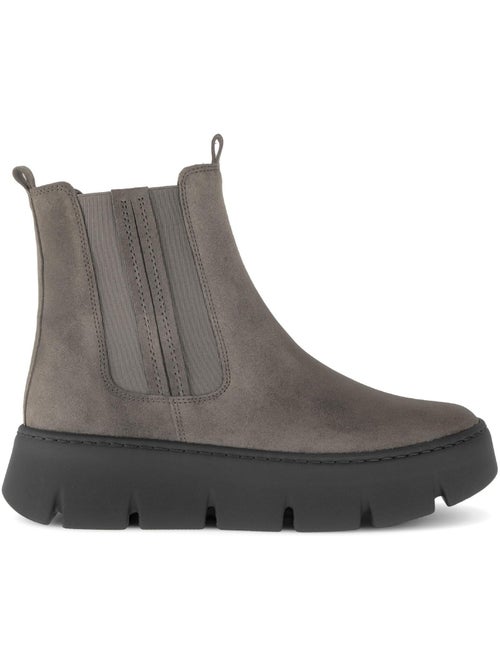 Bottines  en cuir - Kiabi