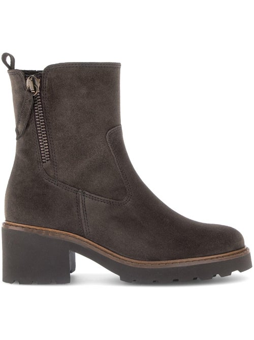 Bottines  en cuir - Kiabi