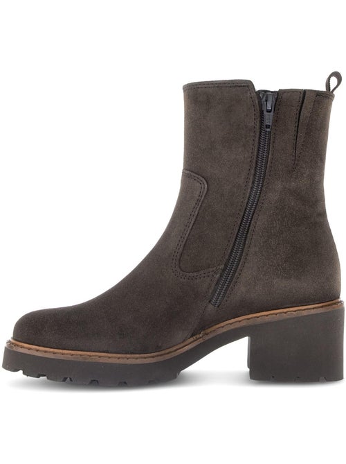 Bottines  en cuir - Kiabi