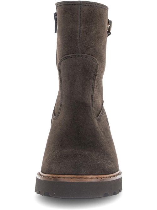 Bottines  en cuir - Kiabi