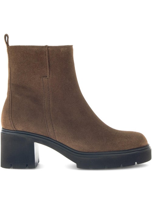 Bottines  en cuir - Kiabi
