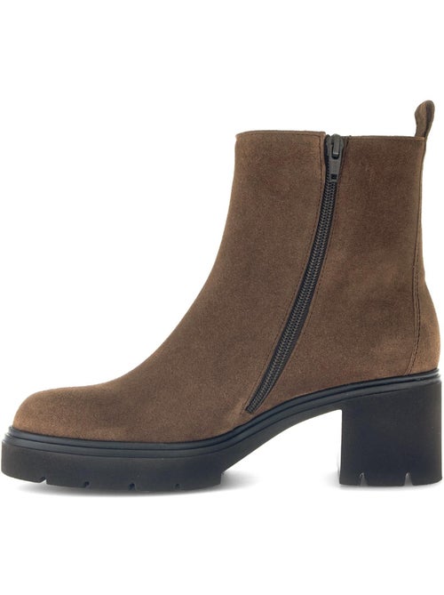 Bottines  en cuir - Kiabi