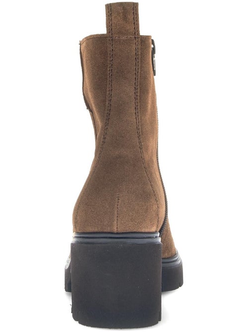 Bottines  en cuir - Kiabi