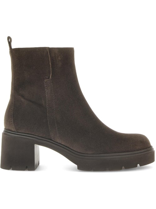 Bottines  en cuir - Kiabi