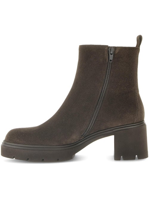 Bottines  en cuir - Kiabi