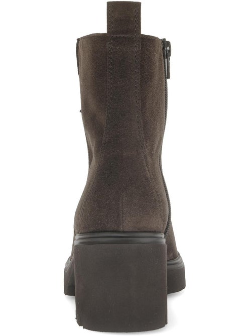Bottines  en cuir - Kiabi
