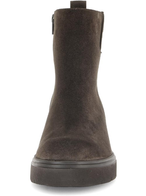 Bottines  en cuir - Kiabi