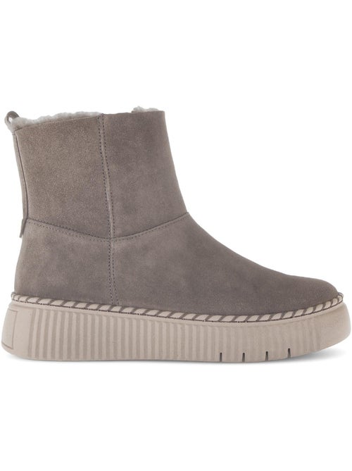 Bottines  en cuir - Kiabi