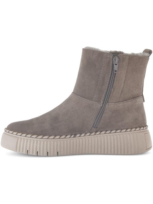 Bottines  en cuir - Kiabi