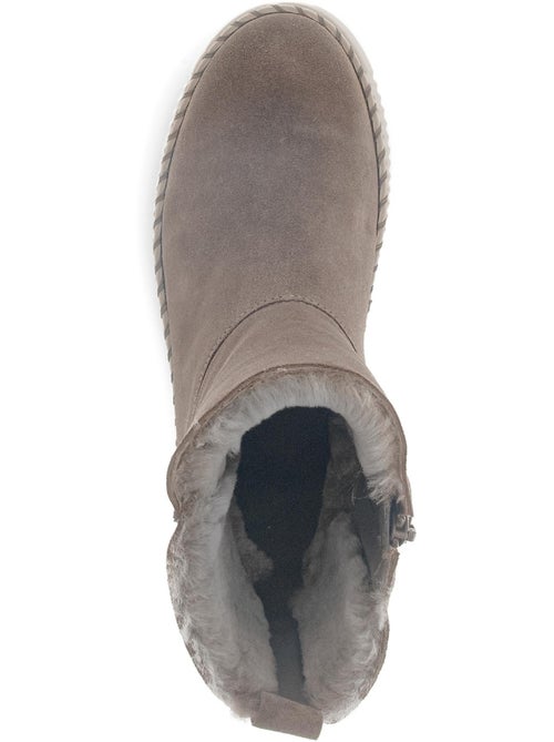 Bottines  en cuir - Kiabi
