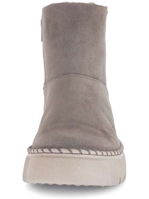 Bottines  en cuir - Kiabi