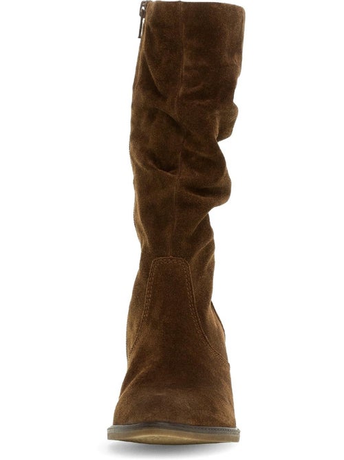 Bottines  en cuir - Kiabi