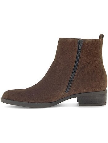Bottines en cuir
