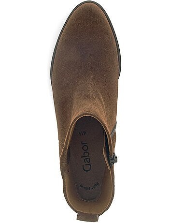Bottines en cuir