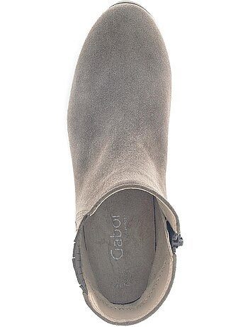 Bottines en cuir