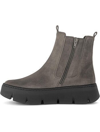 Bottines en cuir